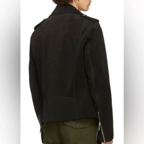 Belstaff Black Suede Edmunds Jacket Sz 52/L - Picture 4 of 13